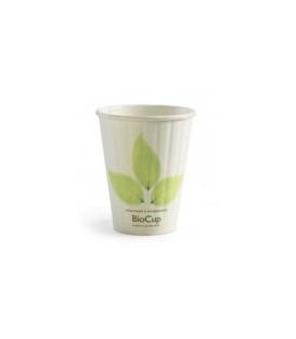 Cups - Double Wall Biocup - 8oz - Leaf - Carton of 1000